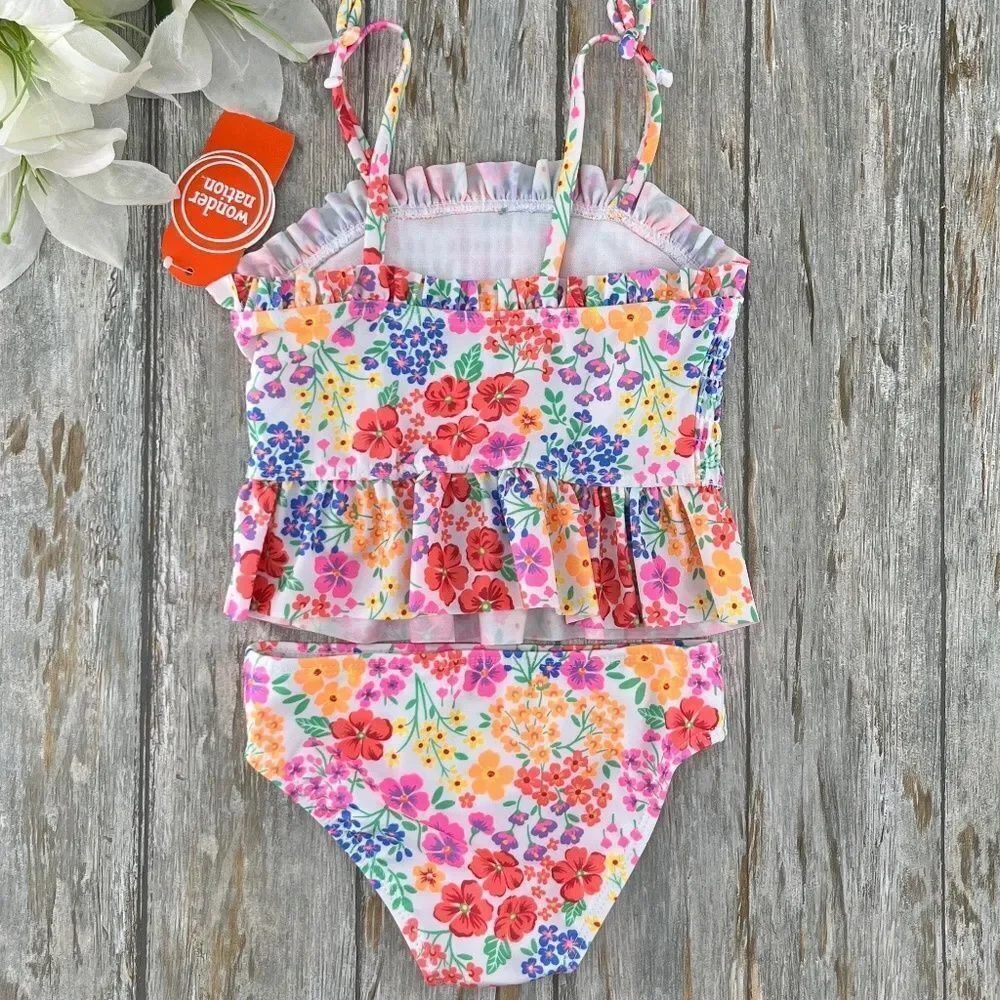 Tankini & Bikini Swimsuit Bathing Suit 2, 2-Piece Sets Size 2T